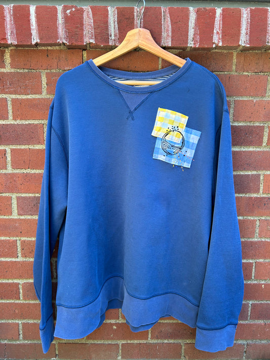 Spaceship Sweater (Blue)